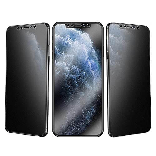 WITATAOGE 3 Pack Matte Privacy Screen Protectors for iPhone 12 / iPhone 12 Pro Tempered Glass Anti-Spy Tempered Glass 9H Anti-Glare Anti-Fingerprint Privacy Protective Film for iPhone 12 Pro/12 6.1