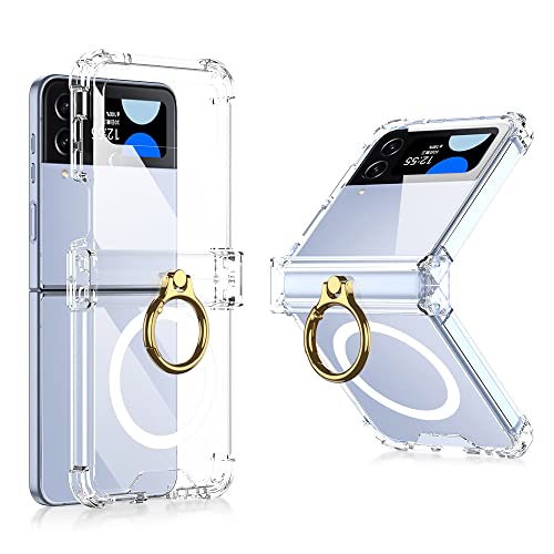 Couverture arrière transparente Galaxy Z Flip 4 en cristal premium
