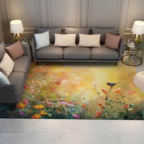 Tapis de jardin printanier lavable pour un salon impeccable sans effort - 3