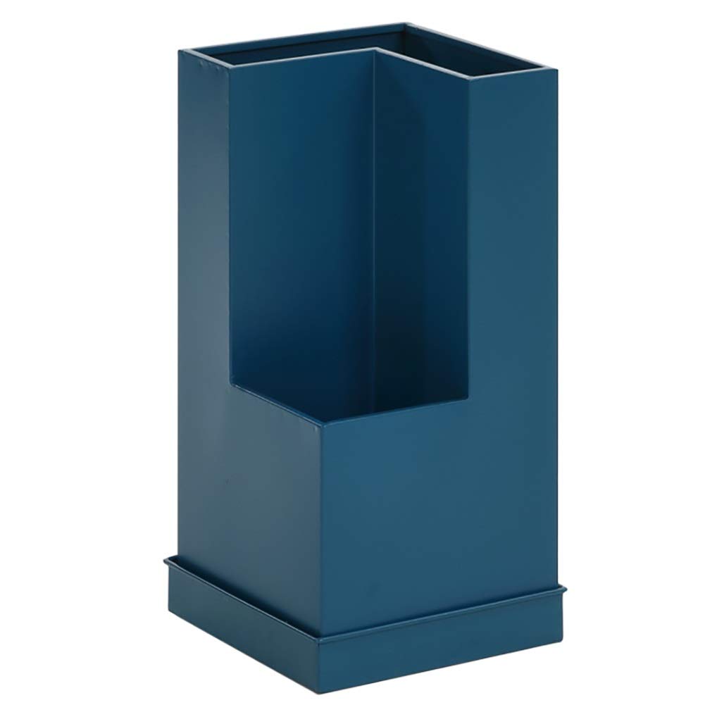 Gonmdopy Blue Umbrella Stand, Household Umbrella Stand, Metal Umbrella Rack