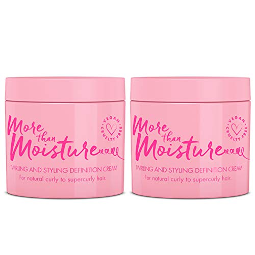 Umberto Giannini More than Moisture Hair Cream, Vegan & Cruelty Free Twirling And Styling Hair Definition Cream, 200ml x 2 (2 pack)