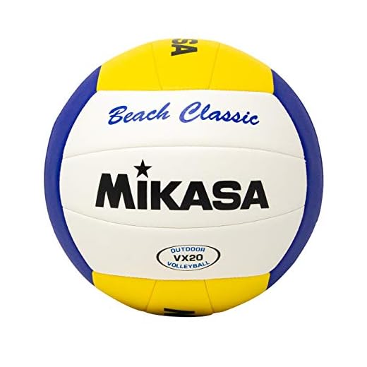 Mikasa VX20 Beach Classic Volleyball White