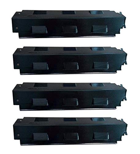 Hongso PPH741 (4-Pack) Porcelain Steel Heat Plate, Heat Shield, Heat Tent, Burner Cover, Vaporizor Bar, and Flavorizer Bar Replacement for Select Charbroil and Kenmore Gas Grill Models (14 5/8