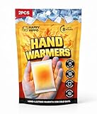 Hand Warmers, Lasts 8hrs, Heats Fast, 2-3 Min Activation, Heated Hand Warmers, Camping, Hiking, Skating, Skiing, Hunting, Fishing; Blizzards, Cold Winter or Summer Nights (3)