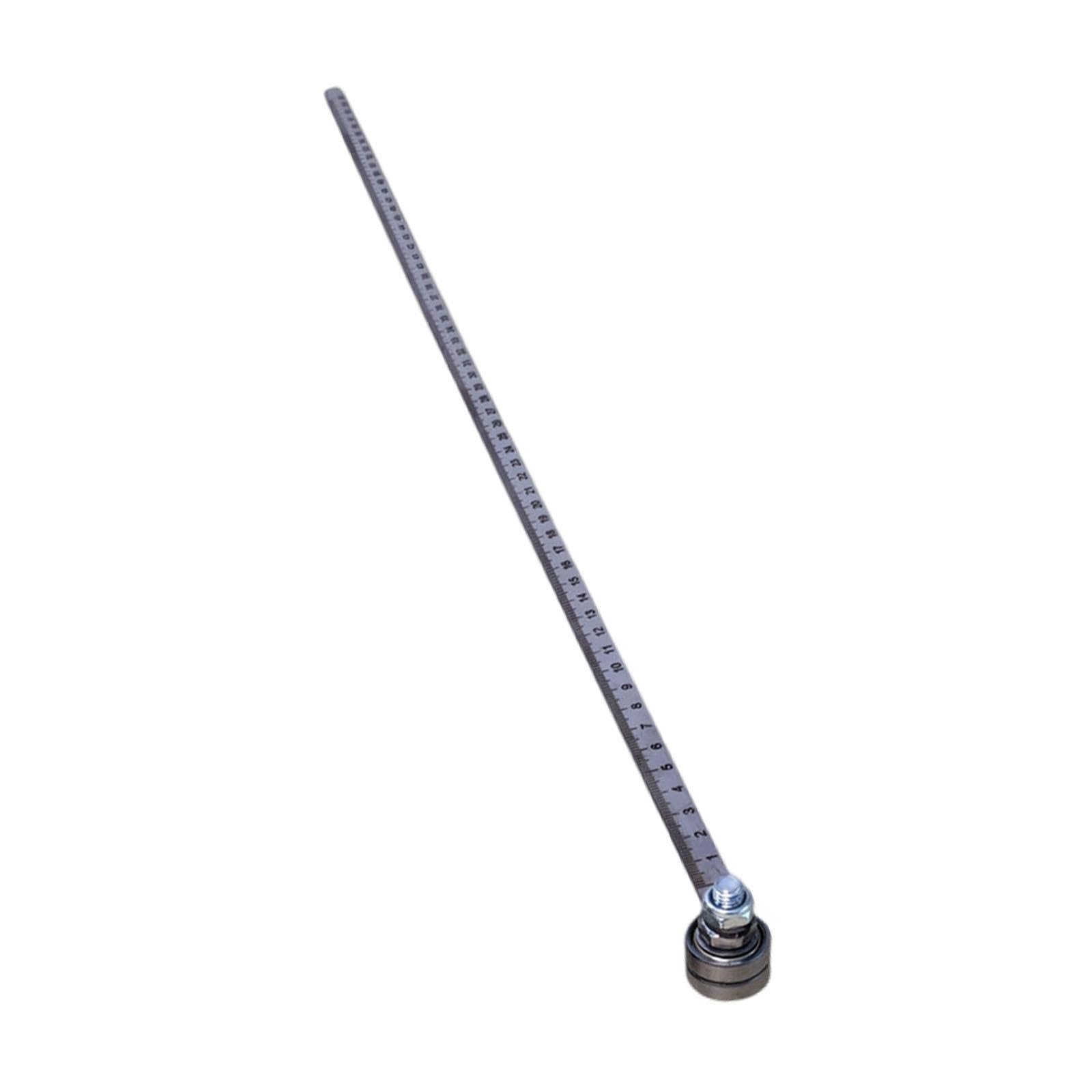 KESOTO Guida per con righello di profondità, accessorio robusto in metallo per lavori di falegnameria, posizionamento, taglio, rifilatura e fresatura, Style B