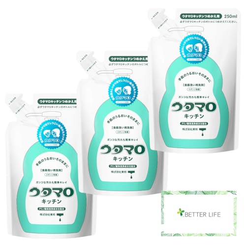 ウタマロキッチン つめかえ 250ml (3個)（Amazon）