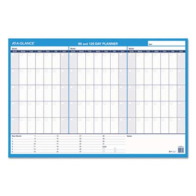 at-a-glance 90/120-day Erasable Wall planner