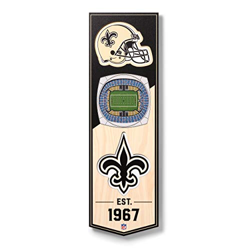 Image of YouTheFan NFL 3D Stadium Banner - 6x19
