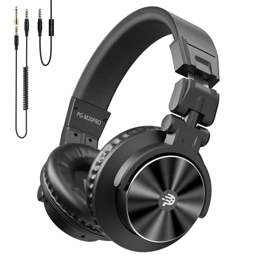 P PUPGSIS Studio Headphones - DJ Headphones - Professional 40kHz
