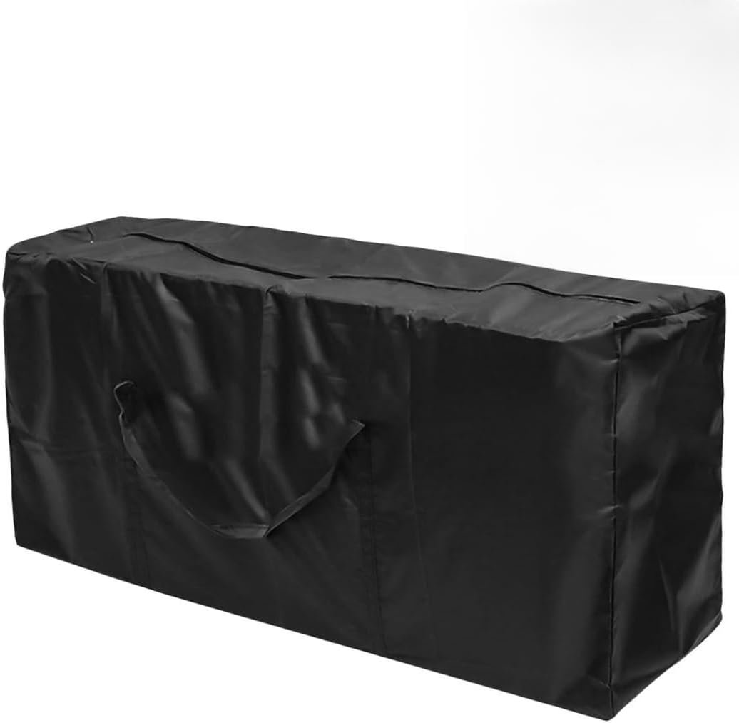 68 Inch Waterproof Outdoor Cushion Storage Bag with Zipper and Handles, Dust-Proof Garden Furniture Protector