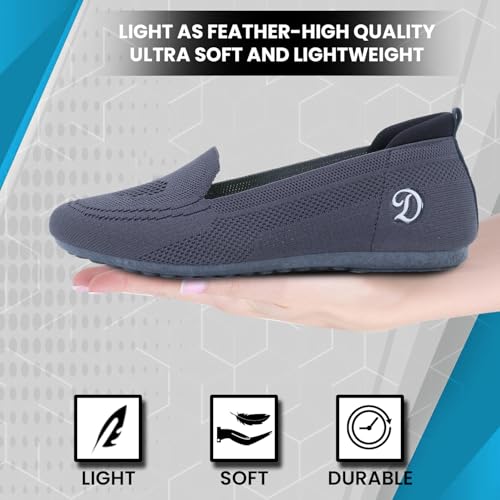 Image of DOCTOR EXTRA SOFT Flexible Memory Foam Women's Shoes for Walking Gym Training | Casual Sports,Slip-On,Lightweight Lace up Jutis Bellies Classy Ballerina for Ladies and Girls New-D-1003