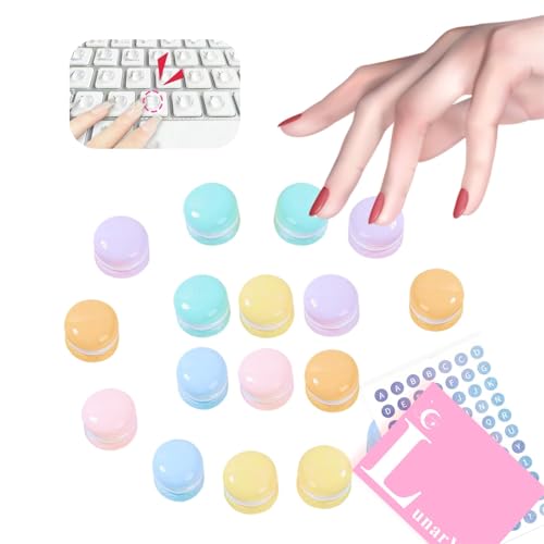 Nail Beauty Protection Stickers - Clear Comfortable Protection for Long Nails - Reusable Adhesive Keyboard Cover for Typing and Gaming for Laptop PC Computer Notebook Desktop