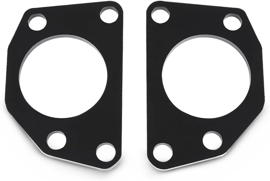 PIT66 1/2" Front Lift Lean Spacer Compatible with Jeep Liberty KJ KK 2002-2012, Fit Dodge Nitro 2007-2012 Black