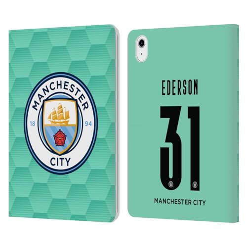 Étui portefeuille cuir iPad Air 11 Manchester City Ederson housse de protection tablette