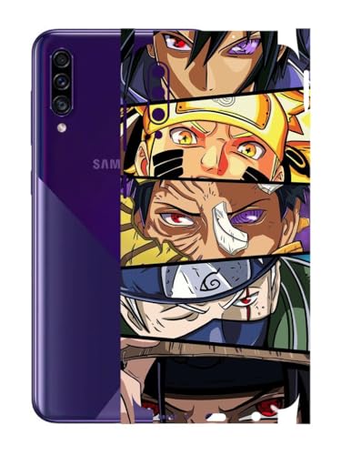 Image of AtOdds - Compatible for Samsung Galaxy A30s Mobile Back Skin Sticker - Lamination - Wrap (Coverage - Back+Camera+Sides) (Design - Anime 38)