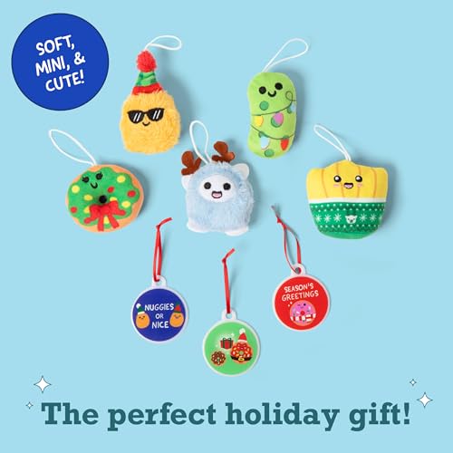 Image of Emotional Support Advent Calendar by Relatable, Includes Mini Plush Toys and Ornaments, Fun and Stocking Stuffer for Loved Ones of All Ages, Includes 24 Ornaments in Countdown Calendar