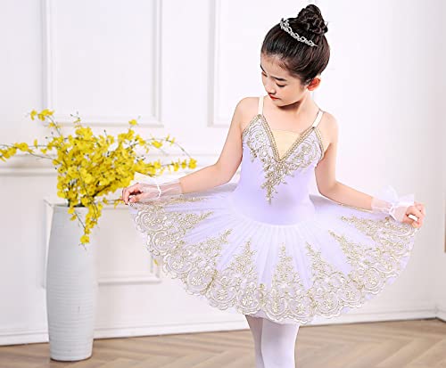 Disfraz completo para niña con tutú de ballet y encaje miniatura 3