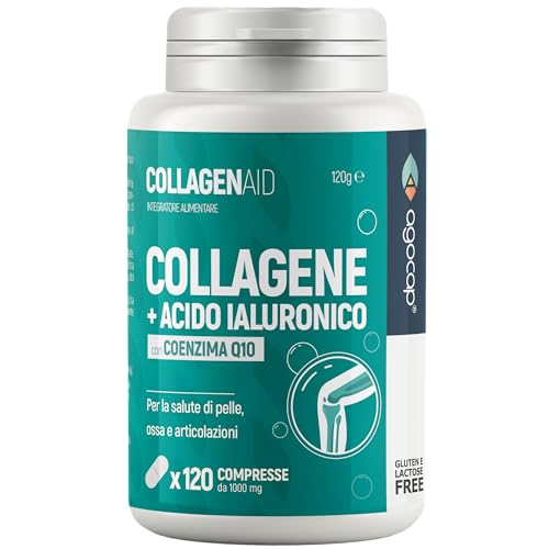 Collagene e Acido Ialuronico. Collagene idrolizzato, 120...