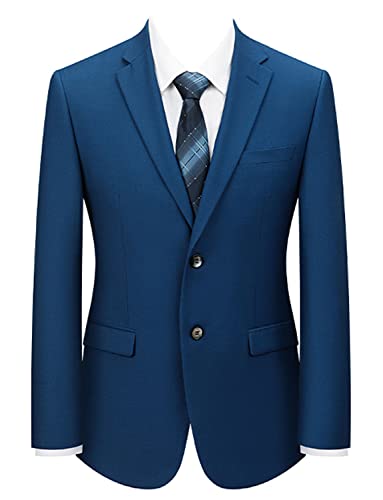 Blazer deux boutons haut de gamme veste ajustée coupe droite homme