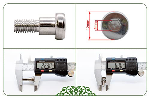 M365Lyon Schrauben für Hinterrad, Scooter Xiaomi M365, M365 Pro, Pro2, Essential und 1S (2 Stück)