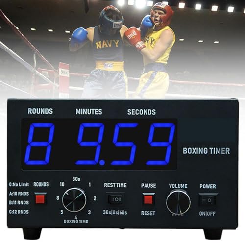 Cronómetro para gimnasio, reloj de cuenta regresiva por intervalos, accesorios portátiles para entrenamiento en gimnasio, hogar, garaje o escuelas miniatura 1