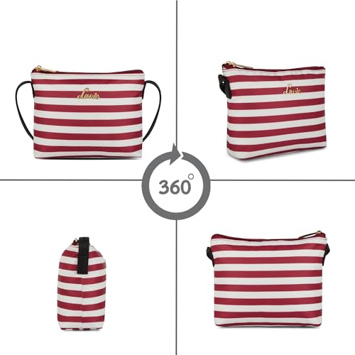 Image of Lavie Women's Tessie Stripe Crossbody Sling Bag | Ladies Purse Handbag | Gift for Women