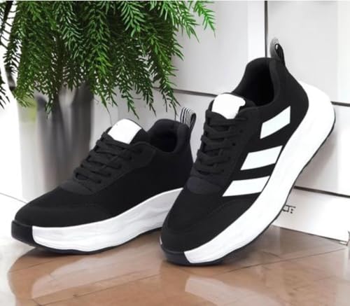 Image of Men Active Lifestyle Shoes | Fitness and Exercise Shoes | Sporty Lace-Up Trainers | Comfortable Running Sneakers | Lightweight Sports Shoes