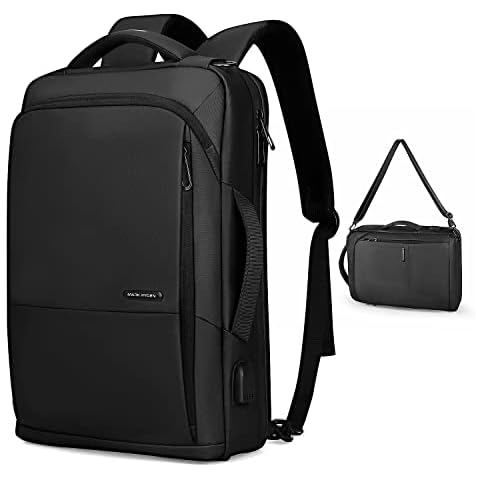 Mark Ryden Business Laptop Backpack 3 in 1 Waterproof Shoulder Bag Handbag for Men Women with USB Port for 15.6 inch Laptop Cover