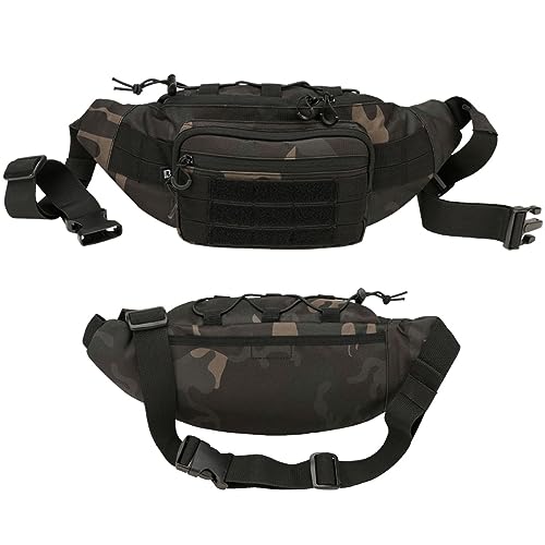 Brandit Unisex Waistbelt Bag Molle Bag, Dark_camo, Einheitsgröße