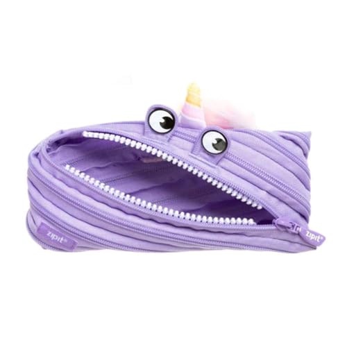 Estojo Creature Monster Unicórnio Roxo, Zipit, 966800