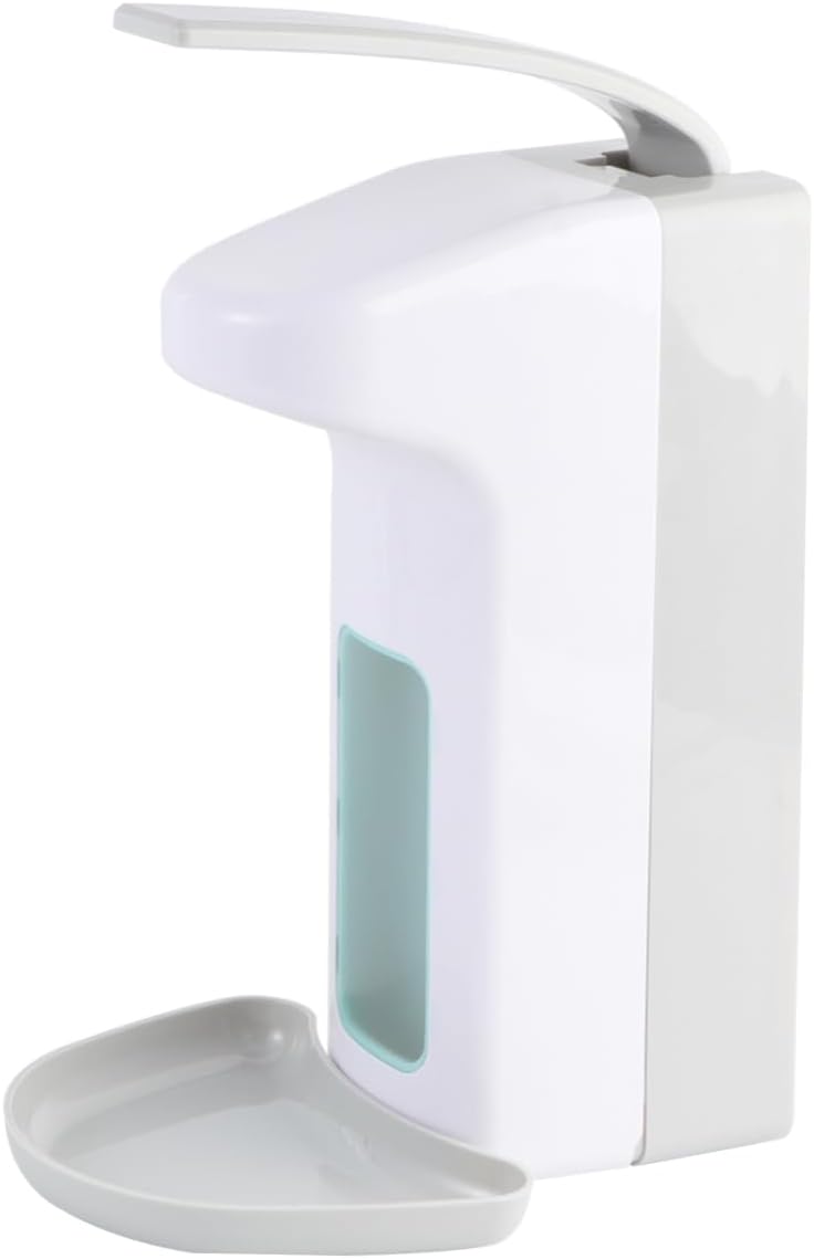 Cabilock 1pc Manual Liquid Soap Dispenser Wall-Mounted Modern Design for Hotel Hospital Kitchen Bathroom Construction