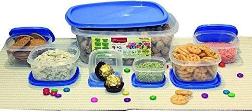 Princeware SF Package Container Set, 7-Pieces, Blue
