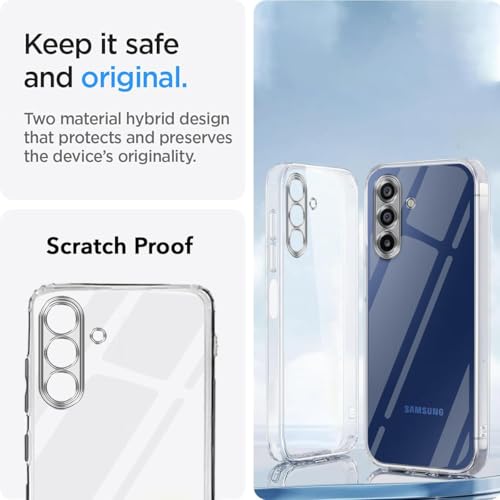 Image of Jkobi Silicone Back Cover Case for Samsung Galaxy A17 | Samsung F17 | Samsung M17 5G (Clear Shockproof Case with Camera Protection | Soft and Flexible | Transparent)