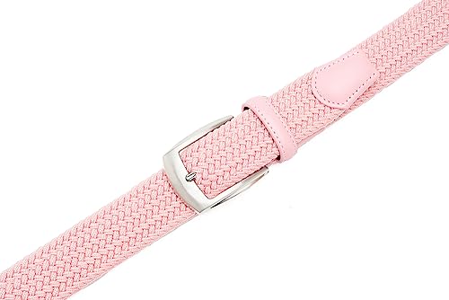 Image of Fabio Valenti Canvas Elastic Fabric Woven Stretch Braided Belts for Men Women Junior with Multicolored /Full Sizes