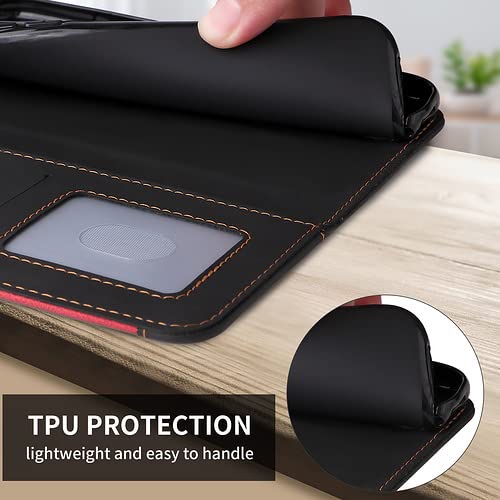 Custodia per Huawei P Smart S,Flip Pelle Cover a Libro con Slot per Schede compatibile con Huawei P Smart S,Supporto Stand, Interno TPU Protezione Portafoglio Case