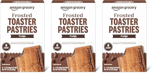 Amazon Frosted Fudge Toaster Pastries, 8ct, 3 Boxes