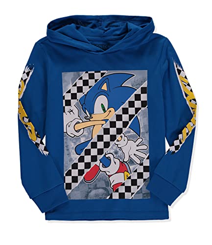 SEGA Boys 4-20 Sonic The Hedgehog Long Sleeve Hooded T-Shirt2