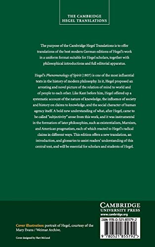 Georg Wilhelm Friedrich Hegel: The Phenomenology of Spirit