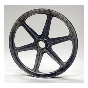Dial 10 in. H x 10 in. W Zinc Silver Blower Pulley