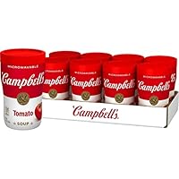 Campbell's Sipping Soup, Classic Tomato Soup, 11.1 Oz Microwavable Cup (Case of 8)