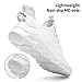 XKOWUO Women Running Shoes Mens Walking Tennis Sport Shoes Women's Gym Sneakers Lightweight Breathable Non Slip Fashion Workout Shoe for Mens Casual Jogging Mesh Sneaker White Size US 8