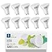Aigostar Lampadina LED GU10 4W, Luce Bianca Fredda 6500K 320 Lumen, Angolo a Fascio 120-160 Gradi, Nessun Sfarfallio, Pacco da 10