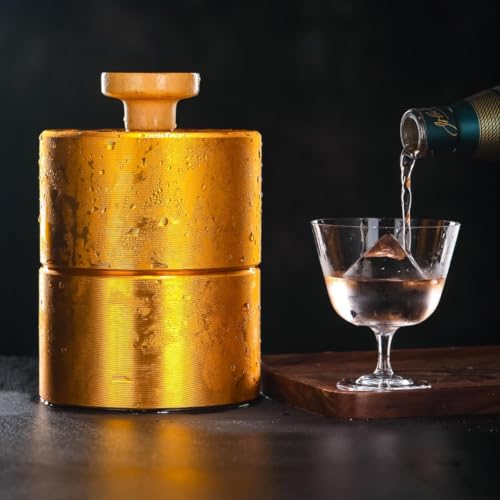 Molde para bolas de hielo transparentes con diseño de aluminio de alta gama 8