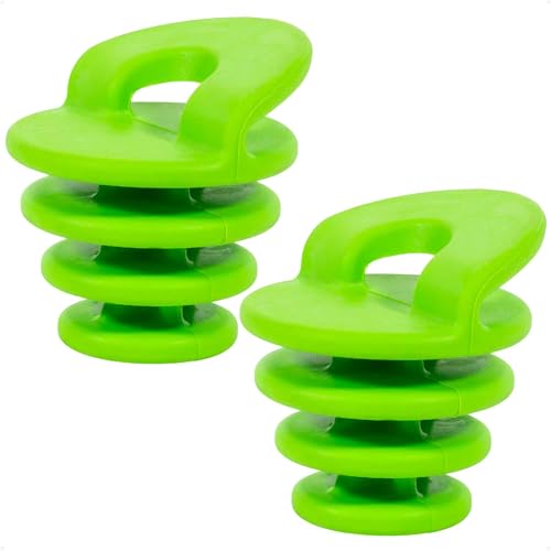 Five Oceans Kayak Plugs - Scupper Plugs for Kayak 2-Pack, Small, Fits Drain Holes 1-1/4' to 1-1/2', Scupper Plug Drain Hole Stoppers with Handle - Universal Kayak Plugs for Sit on Top - FO4754