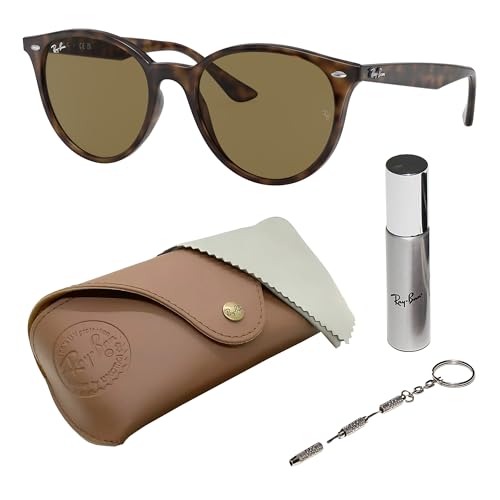 Ray-Ban RB4305 Phantos Shaped Sunglasses for Men & Women with Official RAYBAN Eyewear Kit