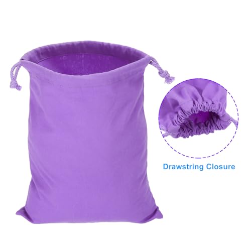 PATIKIL Reusable Drawstring Bags, 10x12.6 Inch 3 Pack Multipurpose Cotton Dust Bags, Luggage Organizer - Image 4