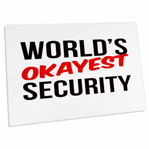 3dRose Worlds Okayest Desk Pad Place Mats miniatura 1