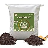 Cinagro Cocopeat Powder 1Kg Ready to Use, 100% Natural Coconut Coir Fibres, Organic Fertiliser for Home Gardening, Potting Soil Mix, Pure Cocopeat for Plants, Moisture Retention & Root Growth