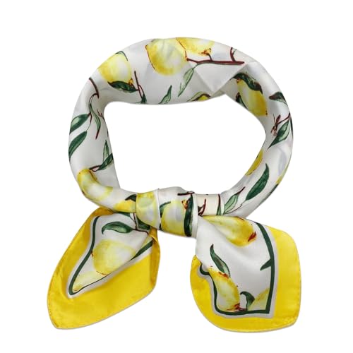 allydrew Satin Neckerchief Square Scarf 26.5 x 26.5 Inches