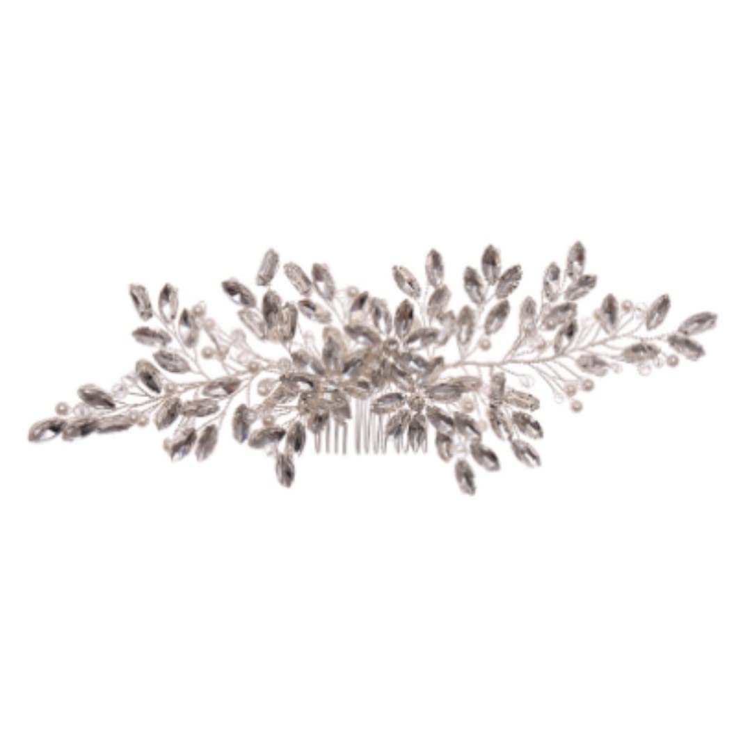 Grzebień do Włosów Wesele Boczne Grzebienie Do Włosów Rhinestone Klip Do Włosów Grzebień Rhinestone Prosty Grzebień Do Włosów Klip Ozdobne Grzebienie Do Włosów Grzebienie Boczne do Włosów na Bal